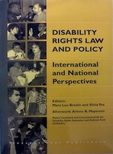 Disability Rights Law and Policy - Book